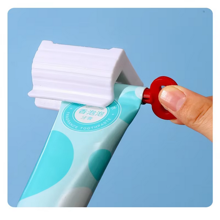 Exprimidor de Pasta de Dientes de Tubo Rodante con Soporte de Asiento Giratorio