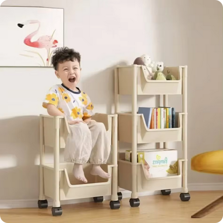 Estantería con Ruedas para Cocina y Organizador Multifuncional