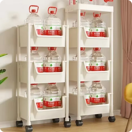 Estantería con Ruedas para Cocina y Organizador Multifuncional
