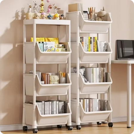 Estantería con Ruedas para Cocina y Organizador Multifuncional