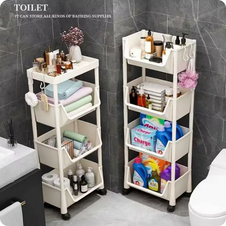 Estantería con Ruedas para Cocina y Organizador Multifuncional