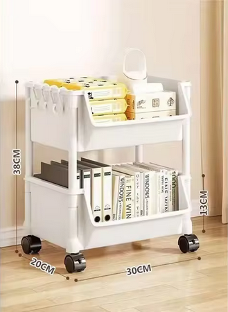 Estantería con Ruedas para Cocina y Organizador Multifuncional