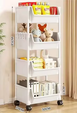 Estantería con Ruedas para Cocina y Organizador Multifuncional