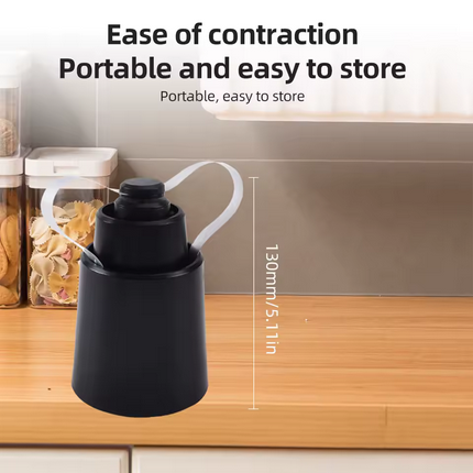 Ventilador Repelente de Moscas Recargable – Dispositivo Telescópico Silencioso y Ecológico para Uso Interior y Exterior